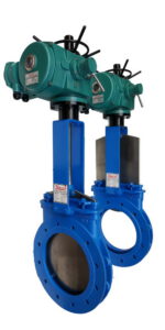 MULTITURN ELECTRIC ACTUATOR WITH KNIFE GATE VALVE